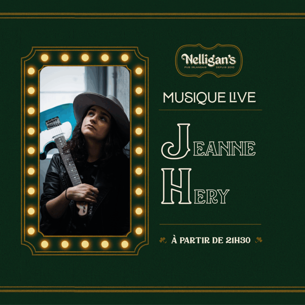 Jeanne Hery. Musique Live. Folk Rock. – Pub Nelligan&rsquo;s