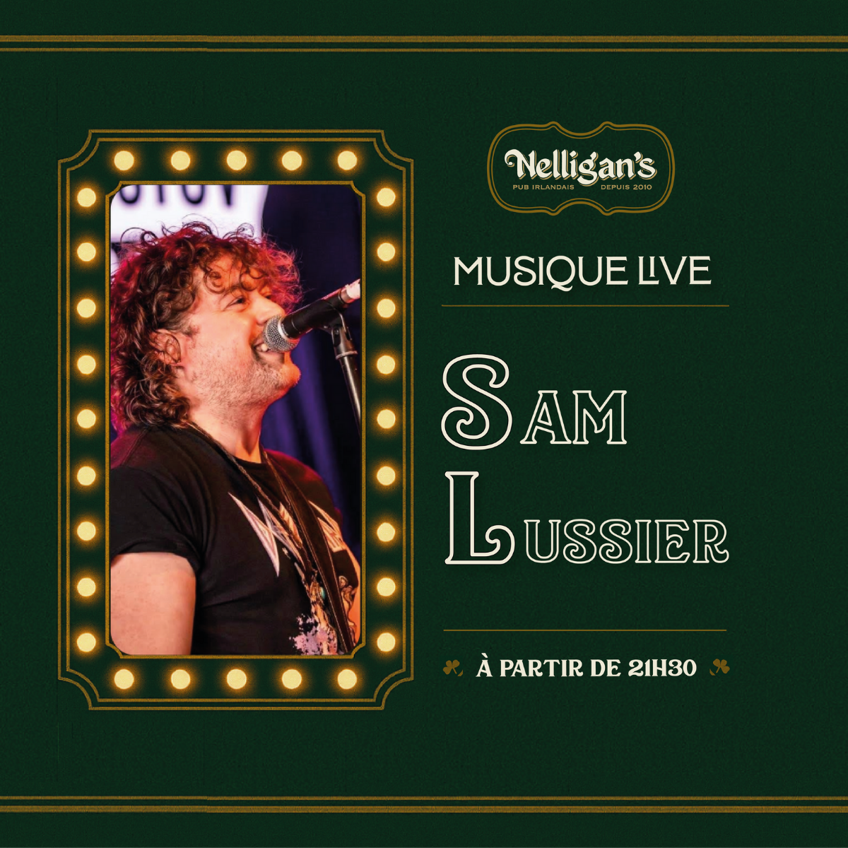 Sam Lussier. Musique Live. Rock Classic.