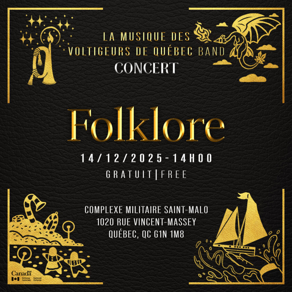 La Musique des Voltigeurs de Québec Band – Concert Folklore