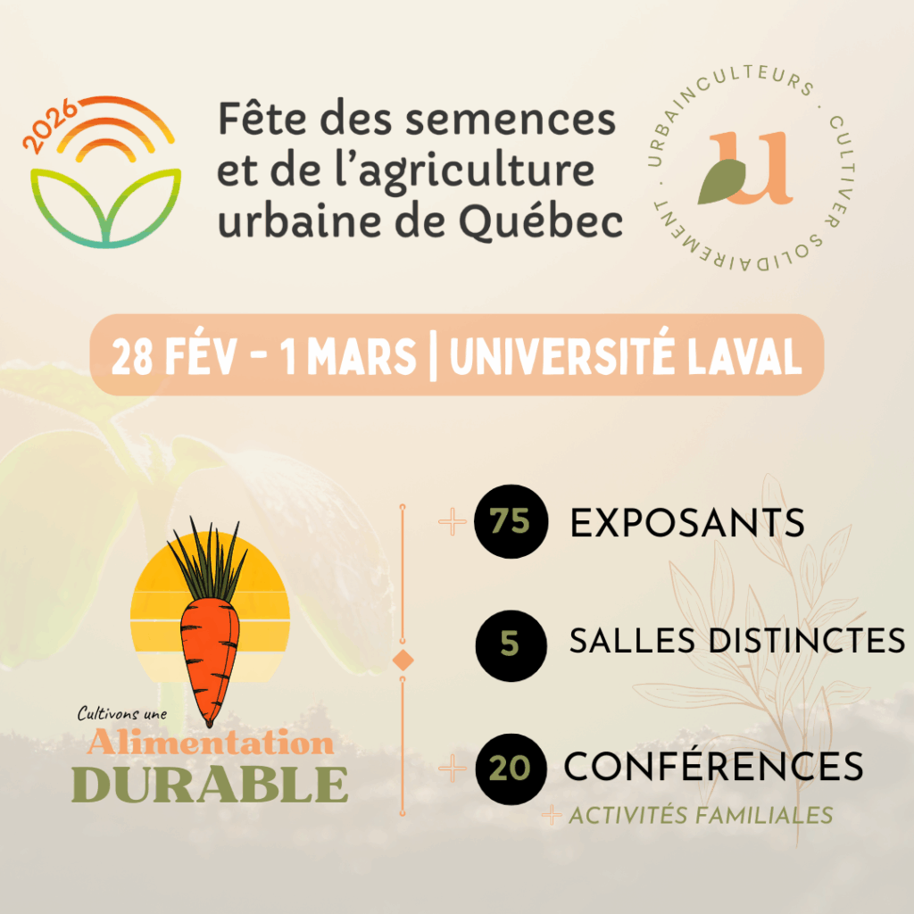 Fête des semences et de l&rsquo;agriculture urbaine 2026
