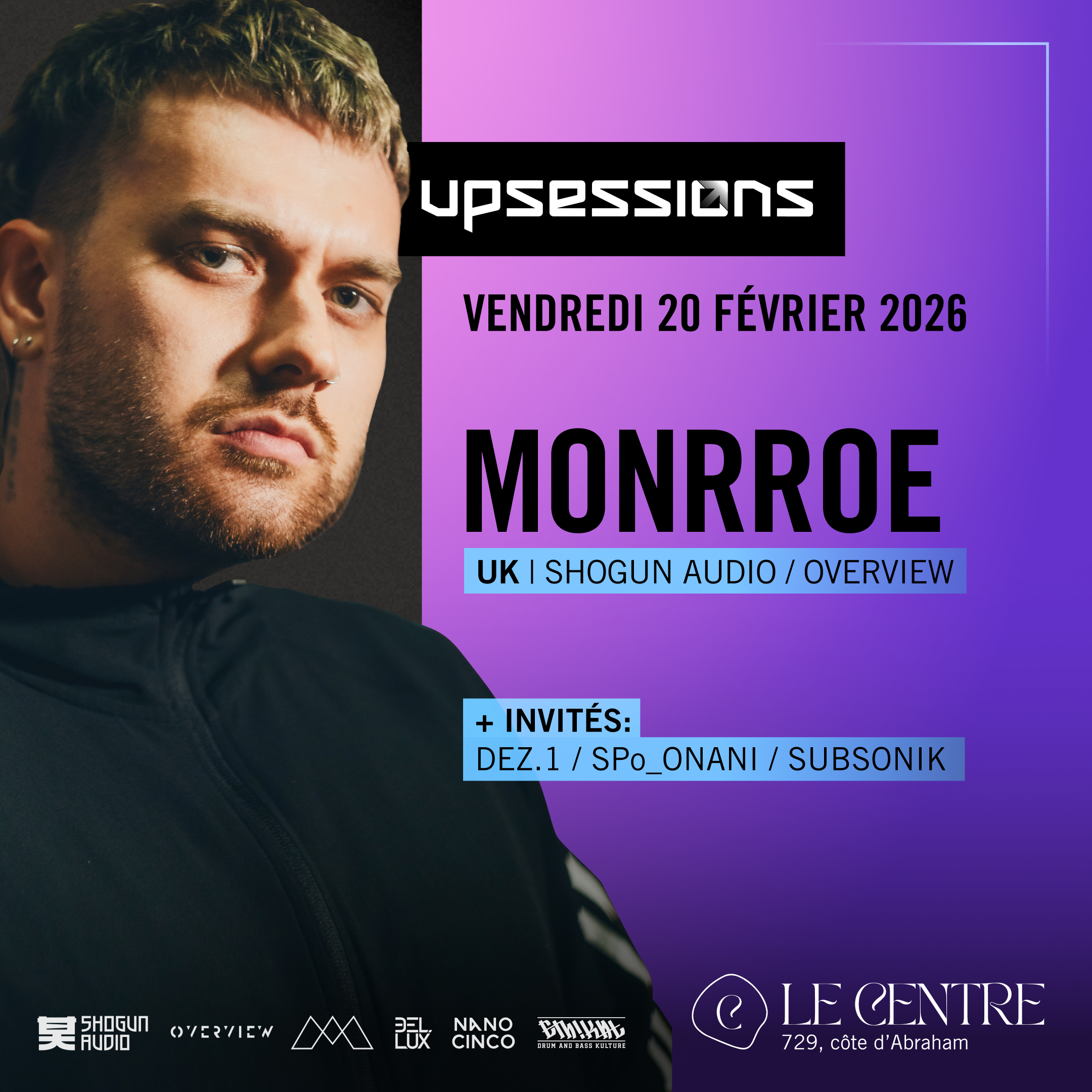 Upsessions – Monrroe (UK|Shogun Audio/Overview Music)