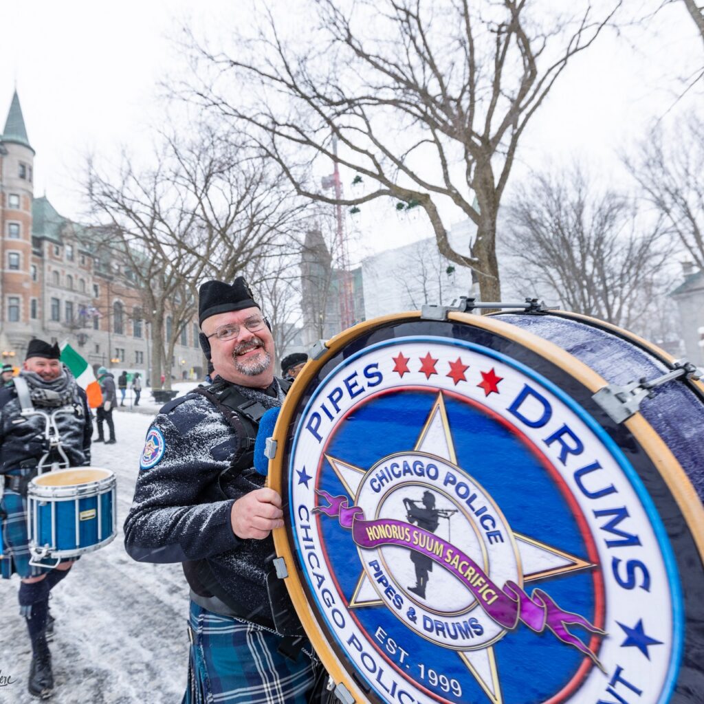 Spectacle des Pipes and Drums of the Chicago Police Department