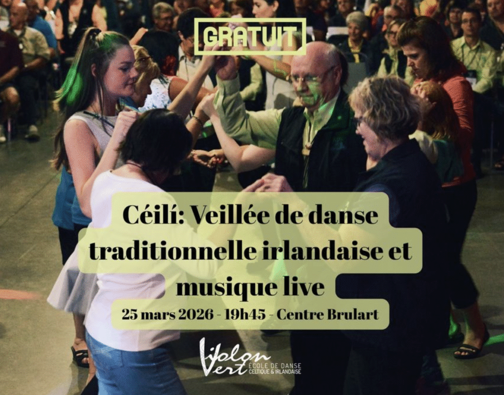 Céilí de la Sainte-Patrick à Québec – Veillée de danse traditionnelle
